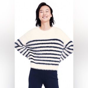 La Ligne x Target Fuzzy Yarn Striped Sweater